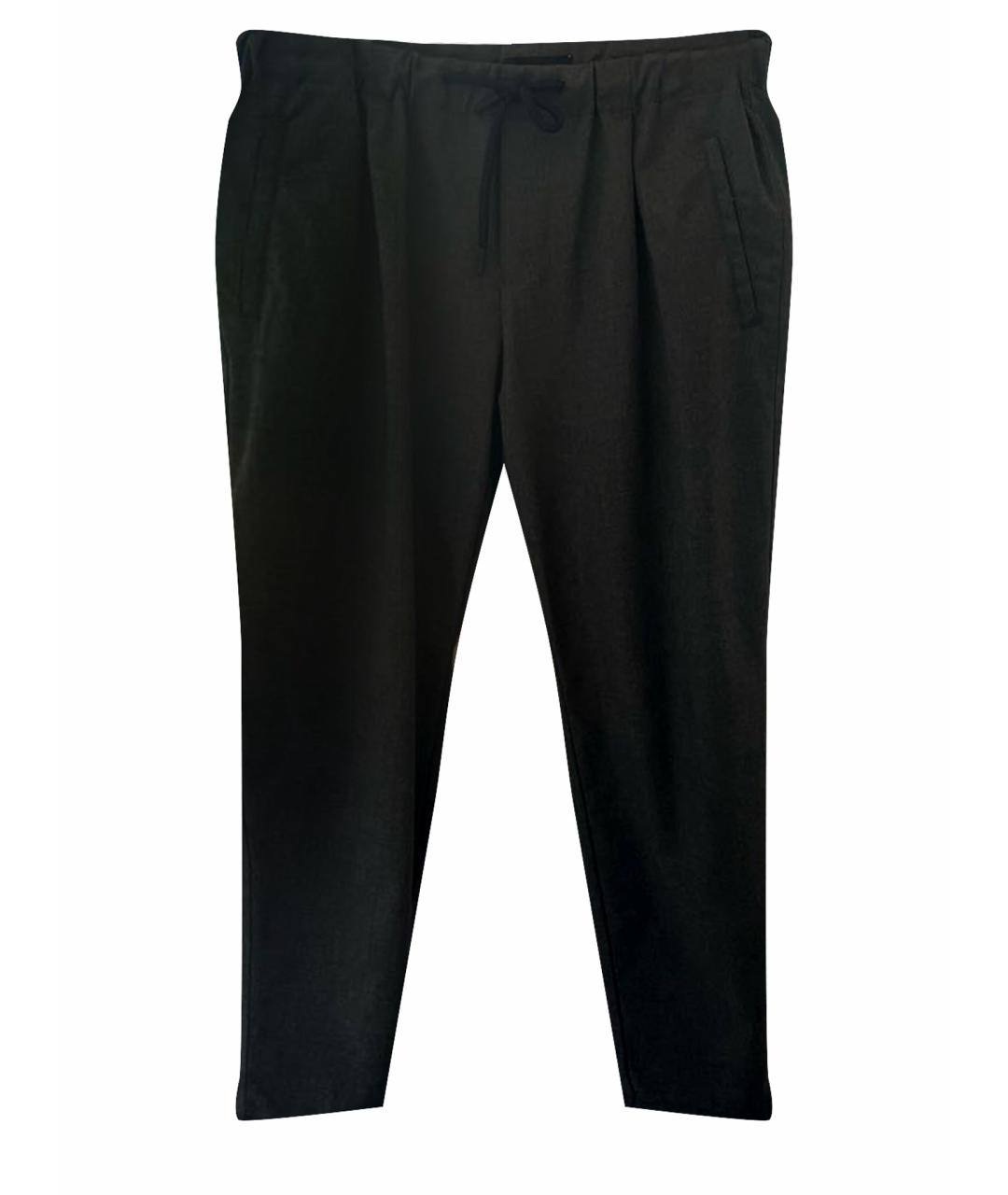 EMPORIO ARMANI Серые полиэстеровые брюки и шорты, фото 1
