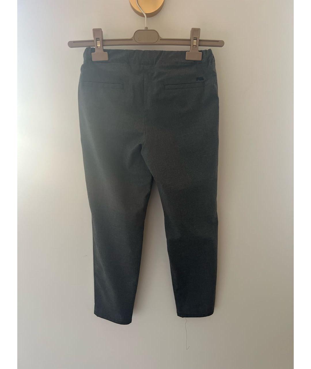 EMPORIO ARMANI Серые полиэстеровые брюки и шорты, фото 2