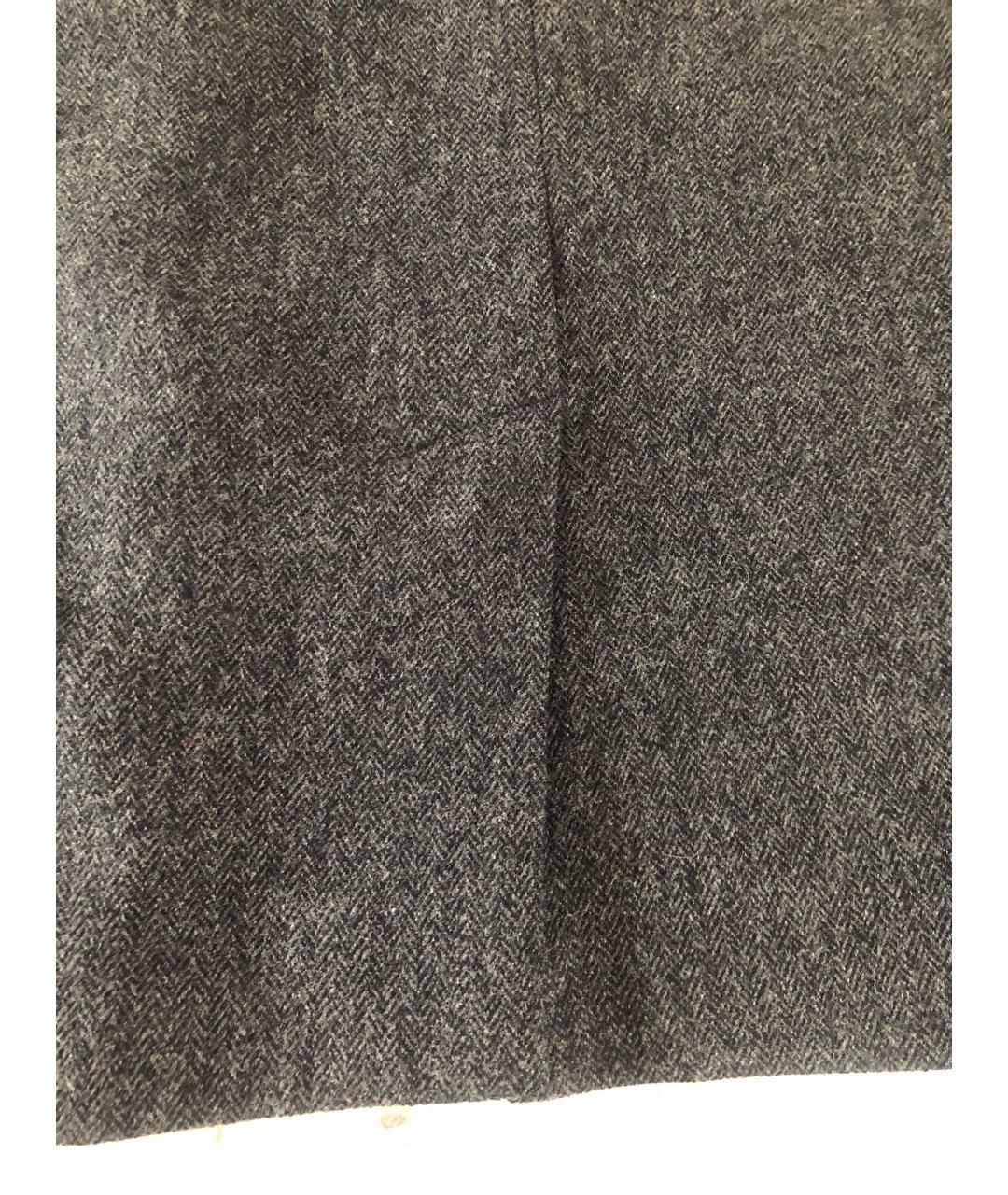 MAX&CO Серая шерстяная юбка мини, фото 6