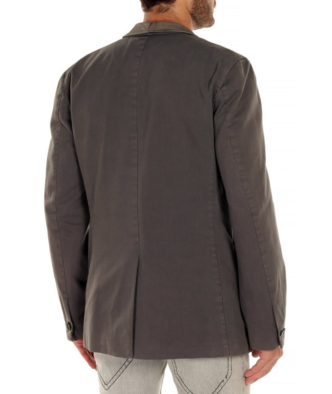 JOHN RICHMOND Серый хлопковый пиджак, фото 2