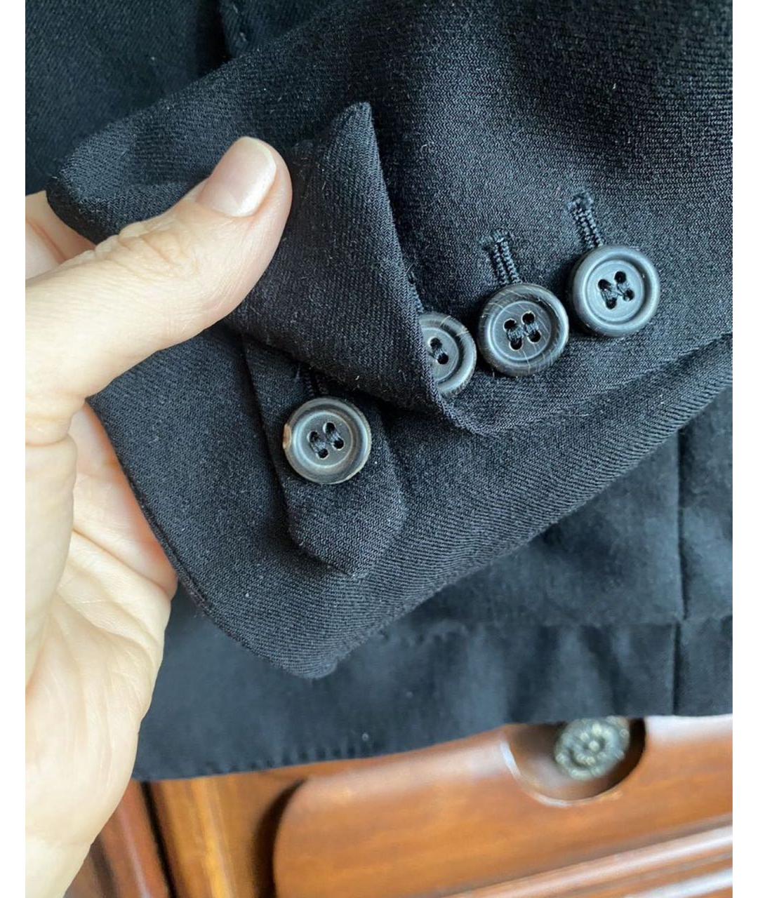SAINT LAURENT Черный кашемировый жакет/пиджак, фото 5
