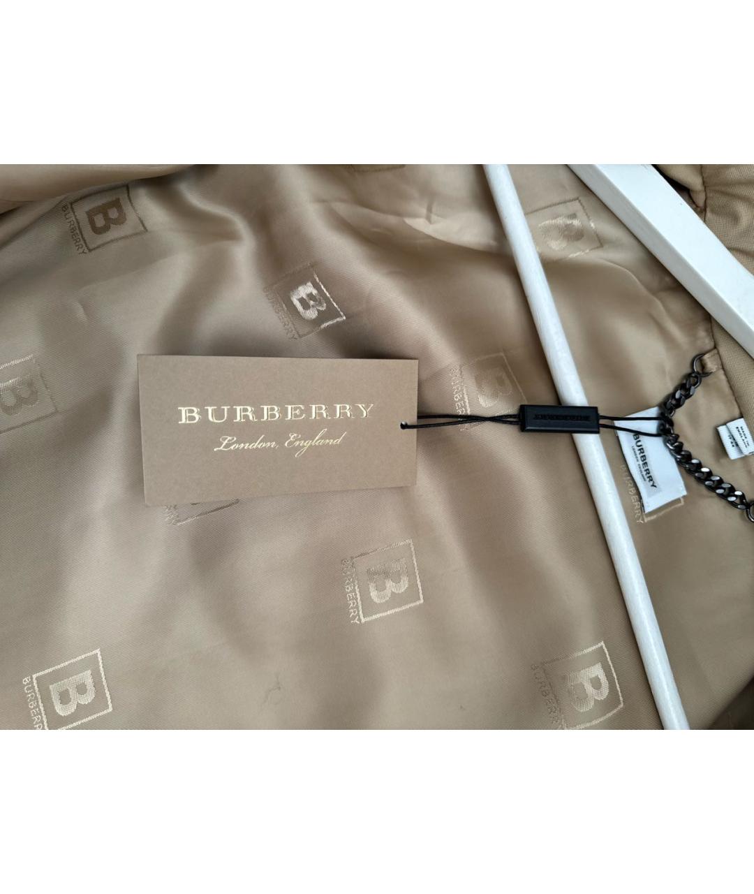 BURBERRY Бежевый тренч/плащ, фото 4