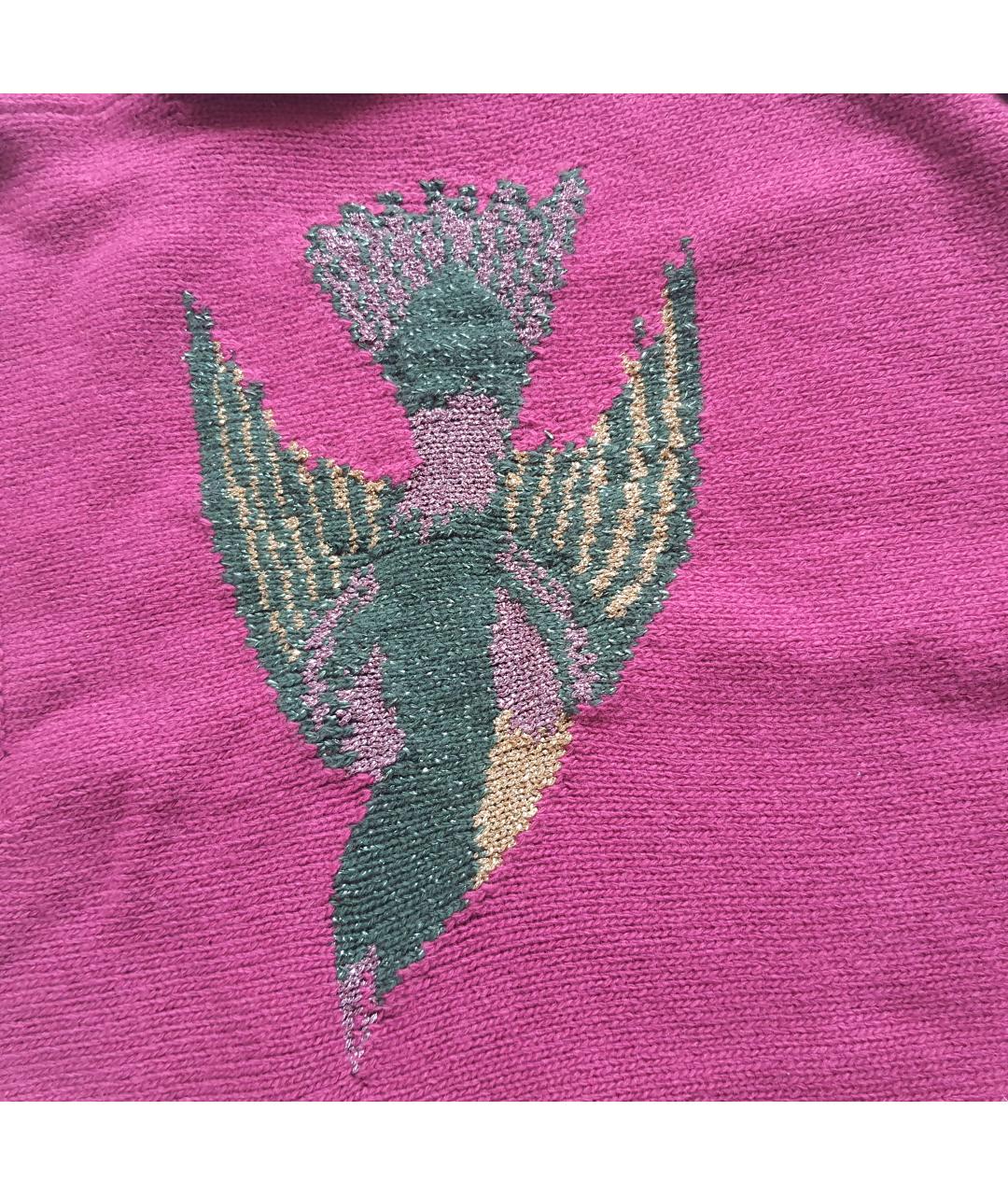 GUCCI Розовый шерстяной джемпер / свитер, фото 4