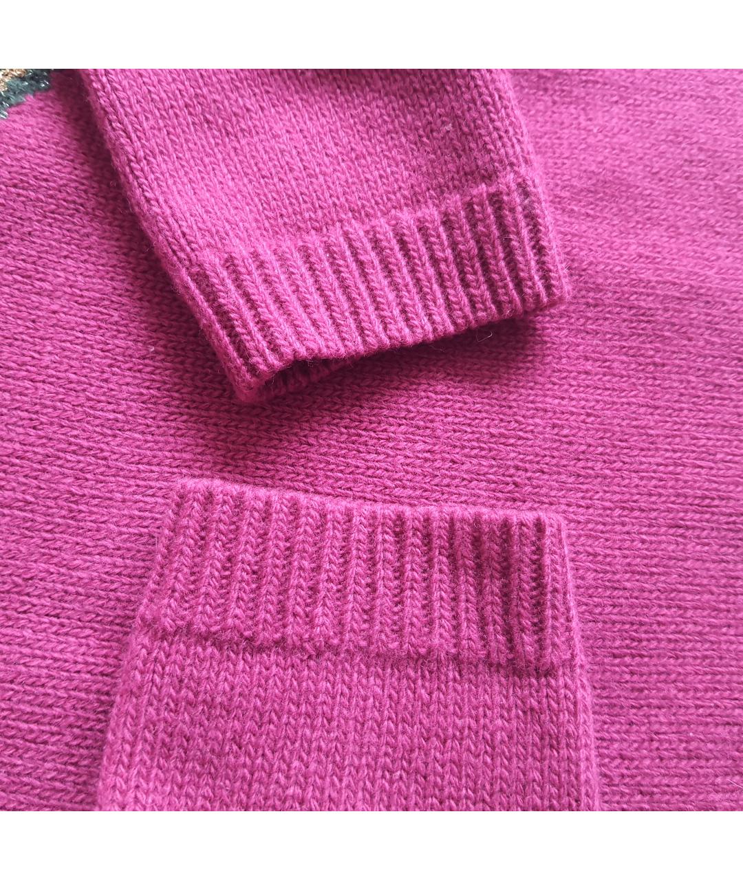 GUCCI Розовый шерстяной джемпер / свитер, фото 5