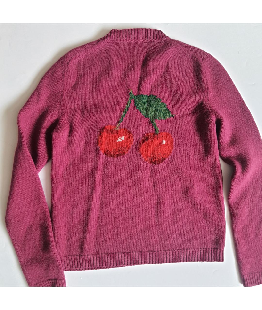 GUCCI Розовый шерстяной джемпер / свитер, фото 2