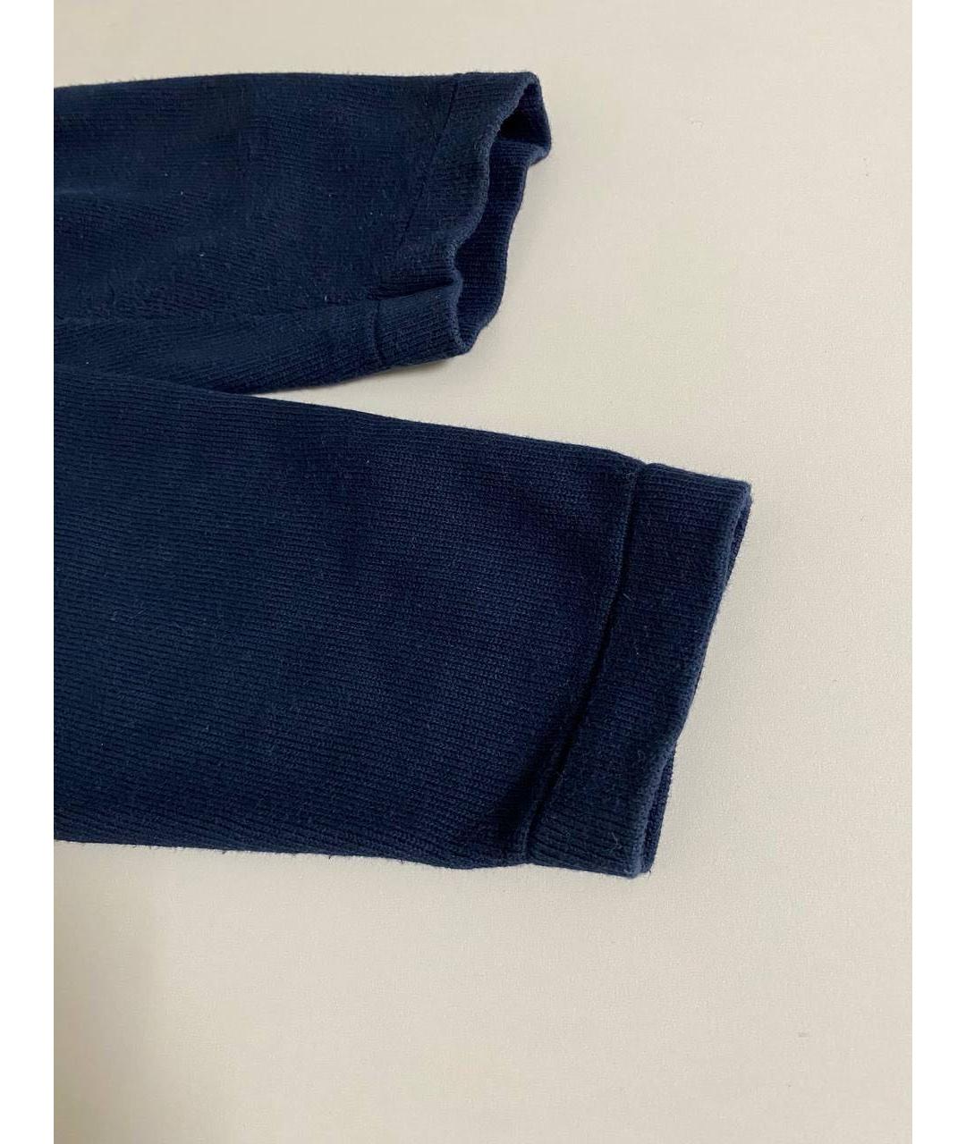 KARL LAGERFELD Темно-синий хлопковый джемпер / свитер, фото 8