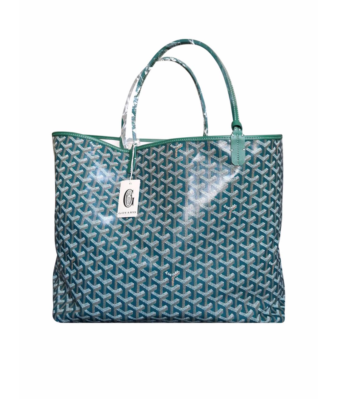 GOYARD Зеленая сумка тоут, фото 1