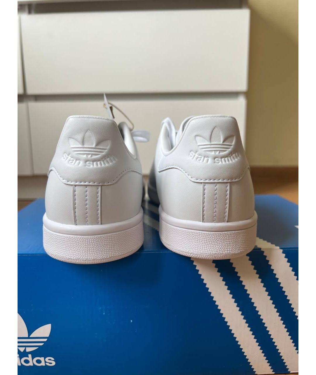 ADIDAS Белые кроссовки из искусственной кожи, фото 4