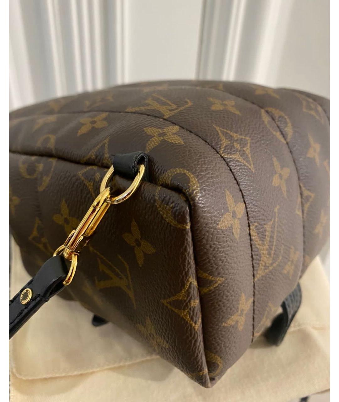 LOUIS VUITTON PRE-OWNED Коричневый рюкзак, фото 4