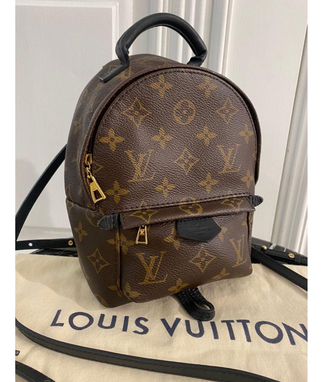 LOUIS VUITTON Коричневый рюкзак, фото 8