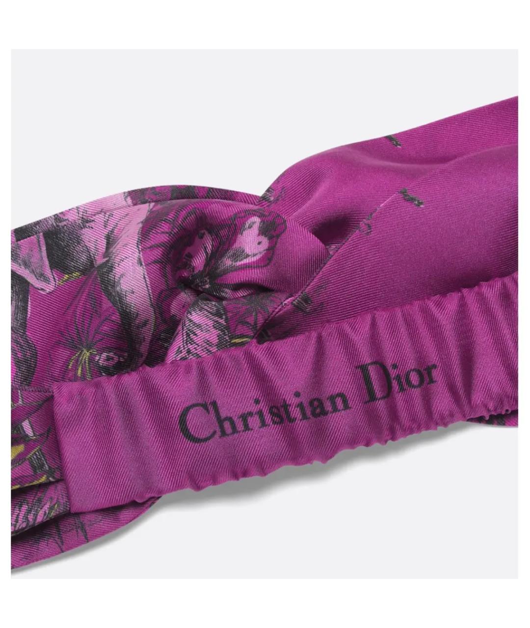 CHRISTIAN DIOR PRE-OWNED Розовая повязка на голову, фото 3