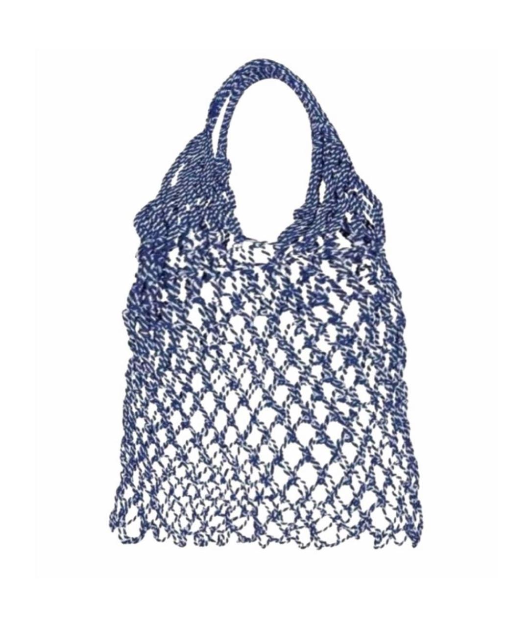 CELINE PRE-OWNED Голубая хлопковая пляжная сумка, фото 1