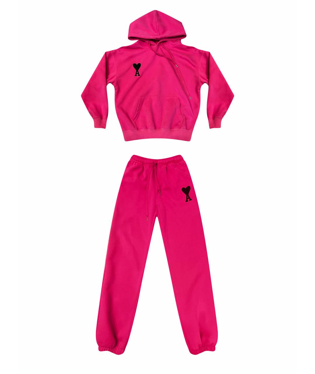 Ami Paris Розовый хлопковый спортивные костюмы, фото 1