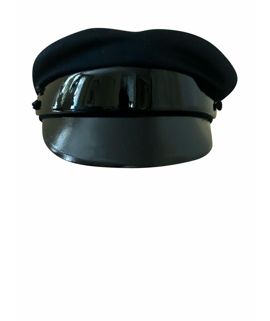 RUSLAN BAGINSKIY Черная хлопковая кепка, фото 1