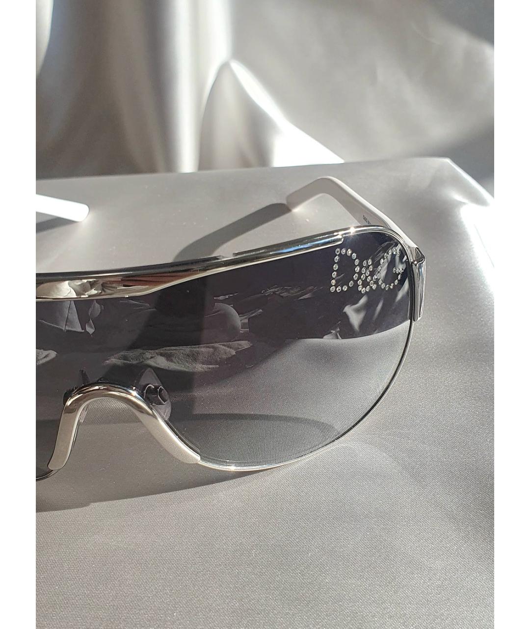 DOLCE&GABBANA Белые пластиковые солнцезащитные очки, фото 3