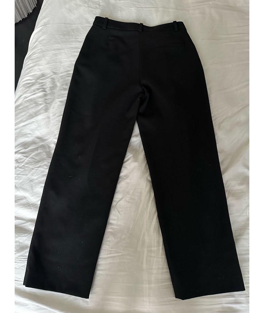 SEE BY CHLOE Черные вискозные прямые брюки, фото 2