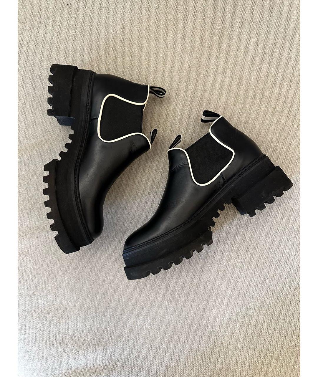 BALLY Черные кожаные ботинки, фото 7