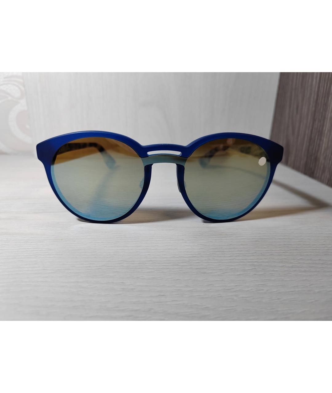 CHRISTIAN DIOR PRE-OWNED Темно-синие пластиковые солнцезащитные очки, фото 10