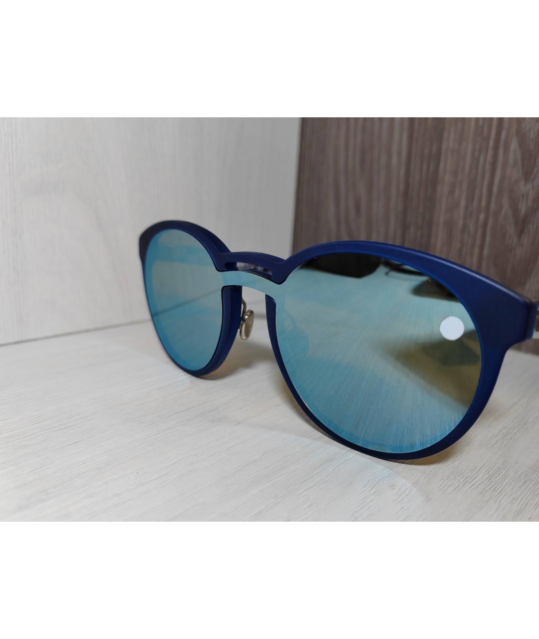 CHRISTIAN DIOR PRE-OWNED Темно-синие пластиковые солнцезащитные очки, фото 5