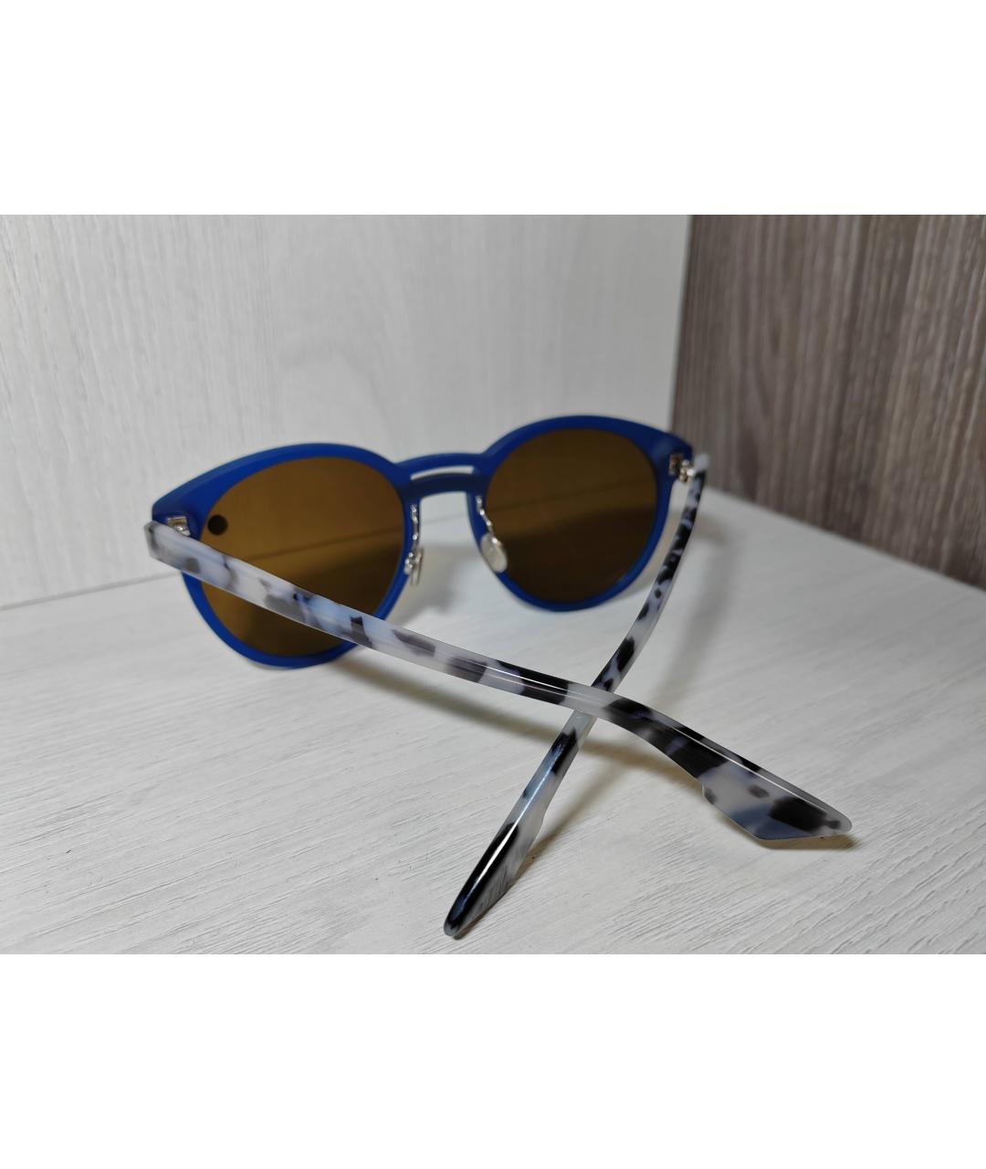 CHRISTIAN DIOR PRE-OWNED Темно-синие пластиковые солнцезащитные очки, фото 3