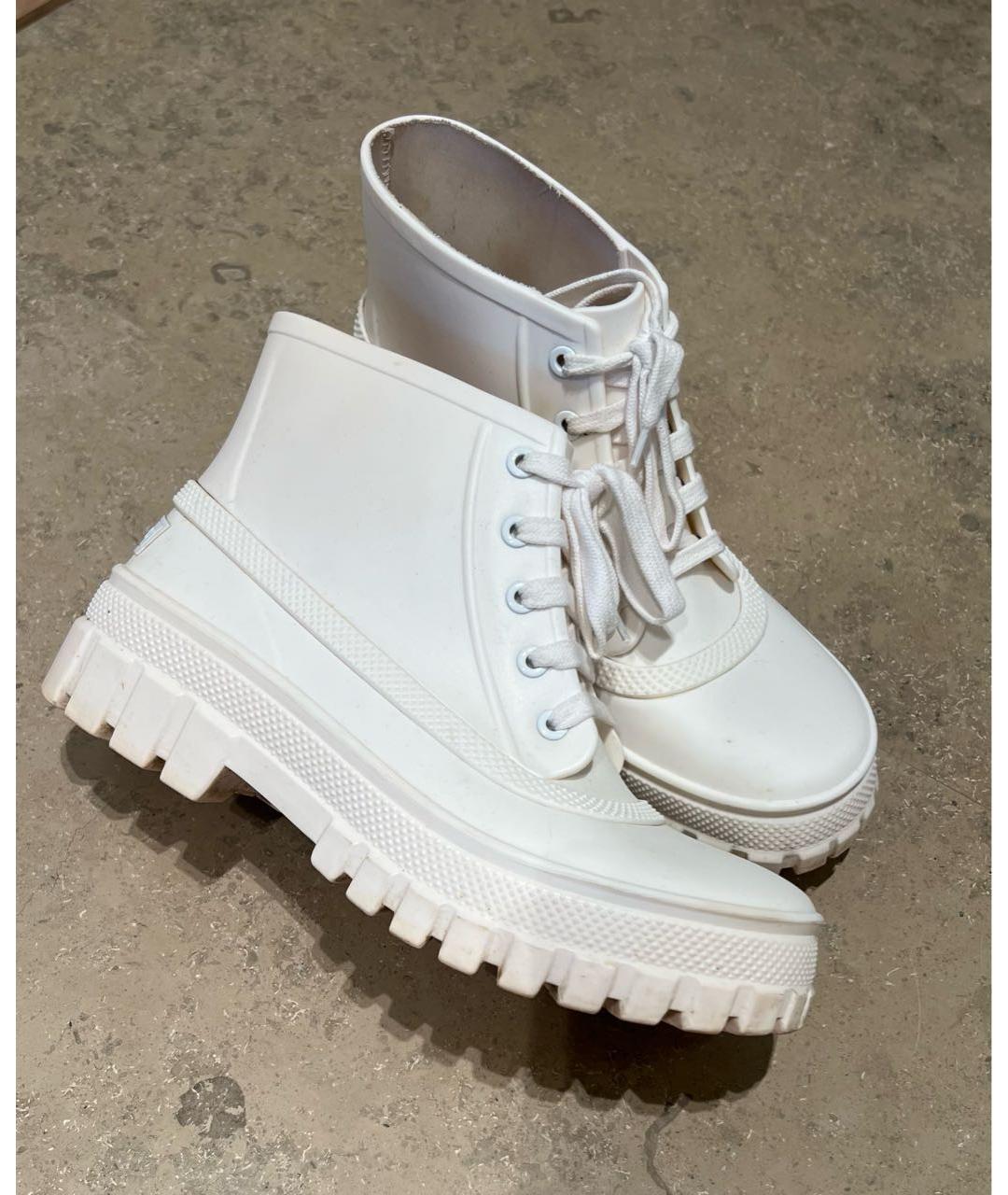 GIVENCHY Белые резиновые ботинки, фото 5