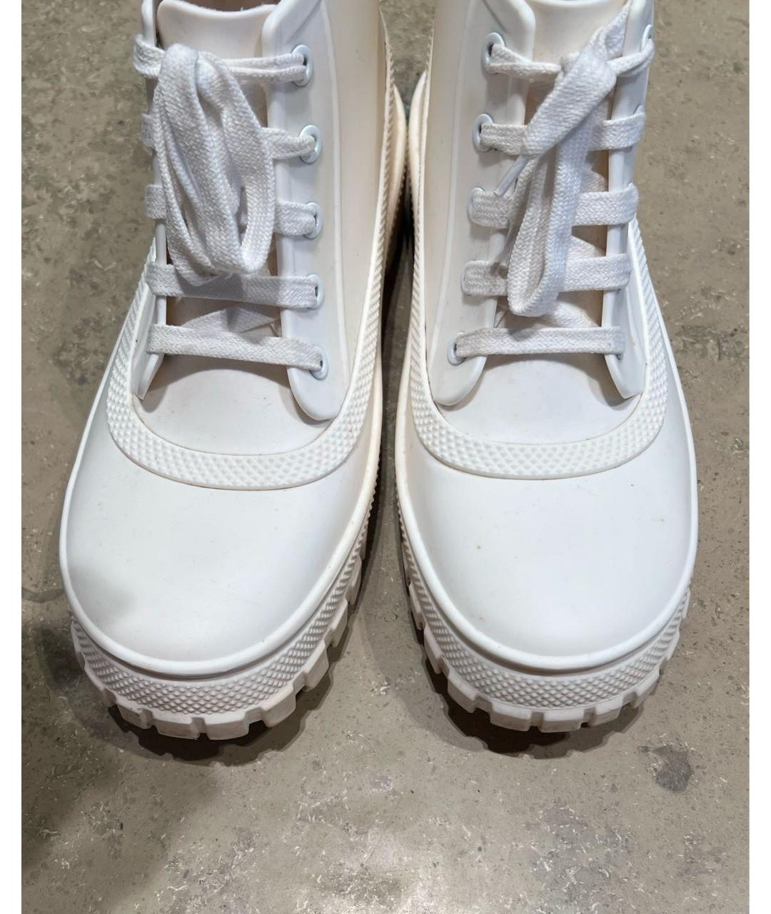 GIVENCHY Белые резиновые ботинки, фото 2