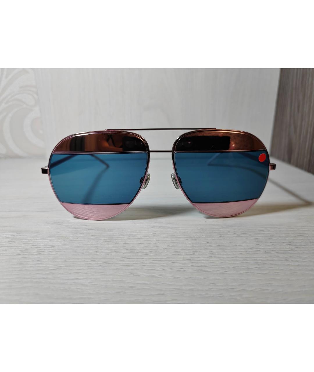 CHRISTIAN DIOR PRE-OWNED Розовые металлические солнцезащитные очки, фото 8