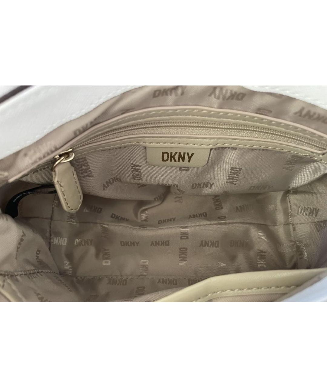 DKNY Бежевая сумка через плечо, фото 5