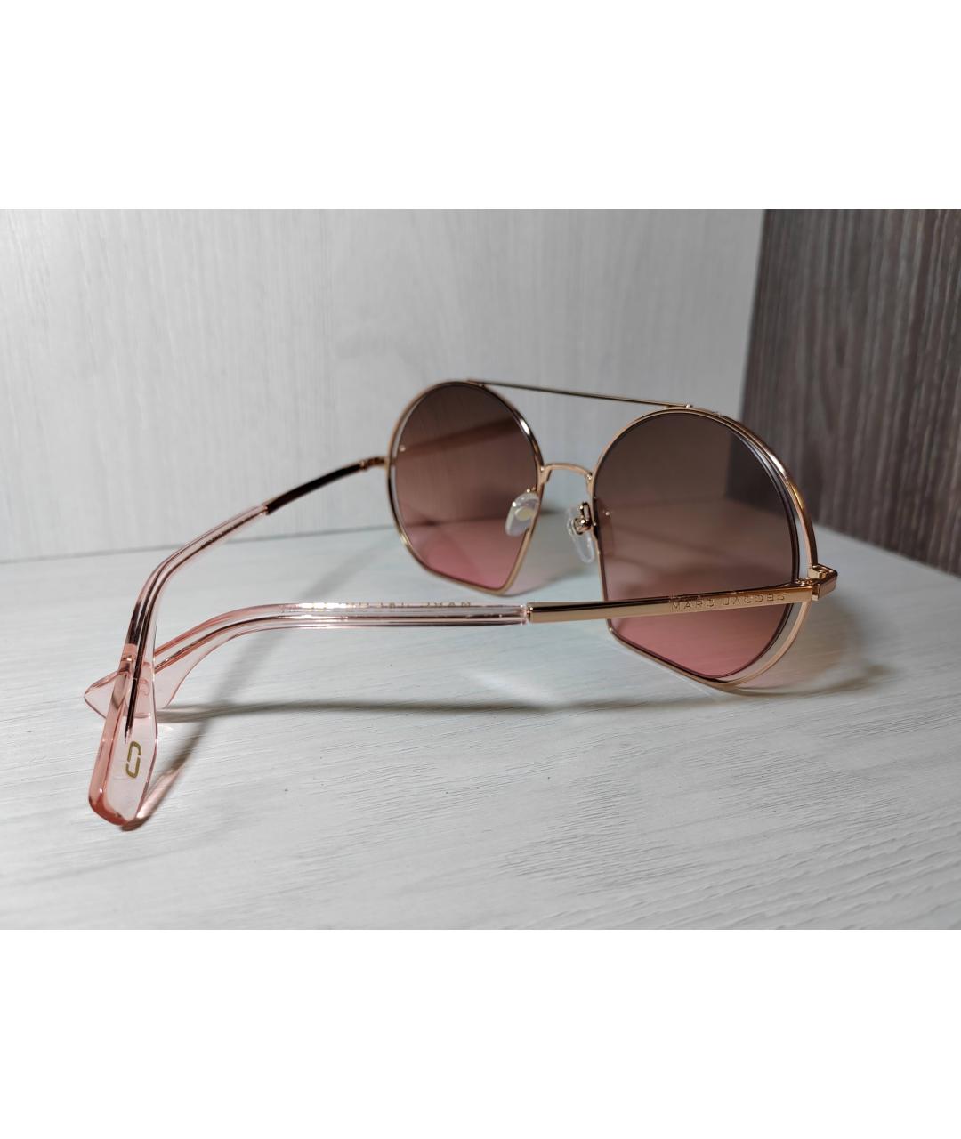 MARC JACOBS Розовые металлические солнцезащитные очки, фото 2
