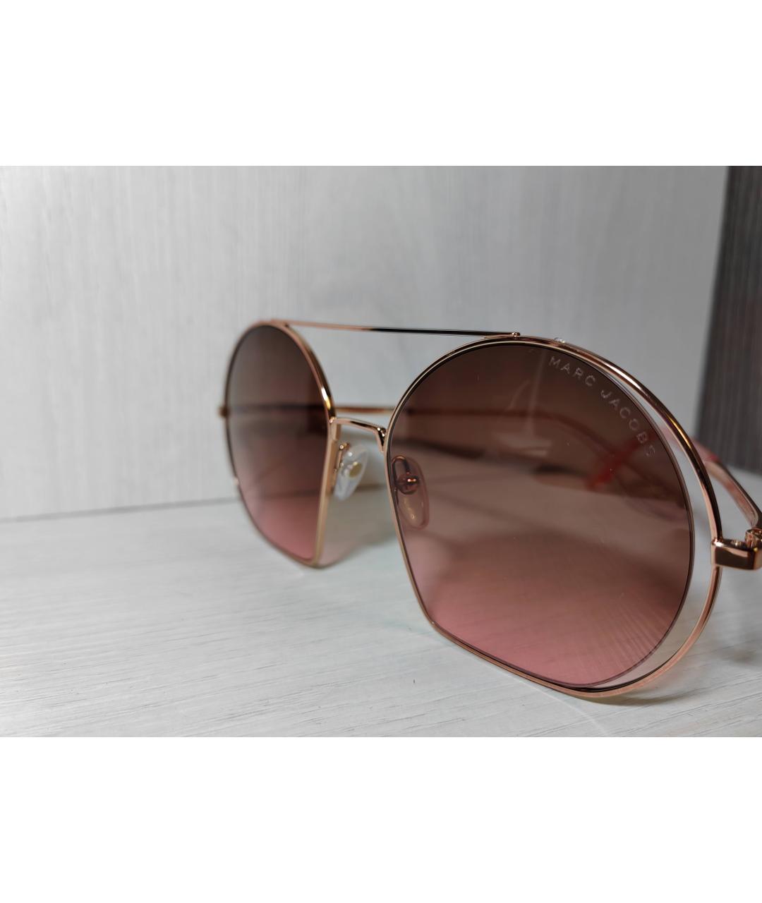 MARC JACOBS Розовые металлические солнцезащитные очки, фото 5