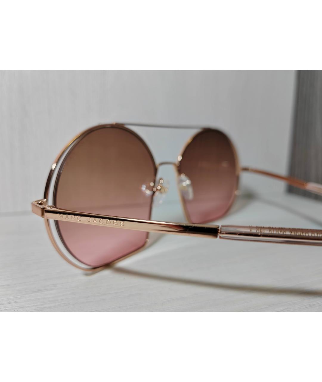 MARC JACOBS Розовые металлические солнцезащитные очки, фото 4