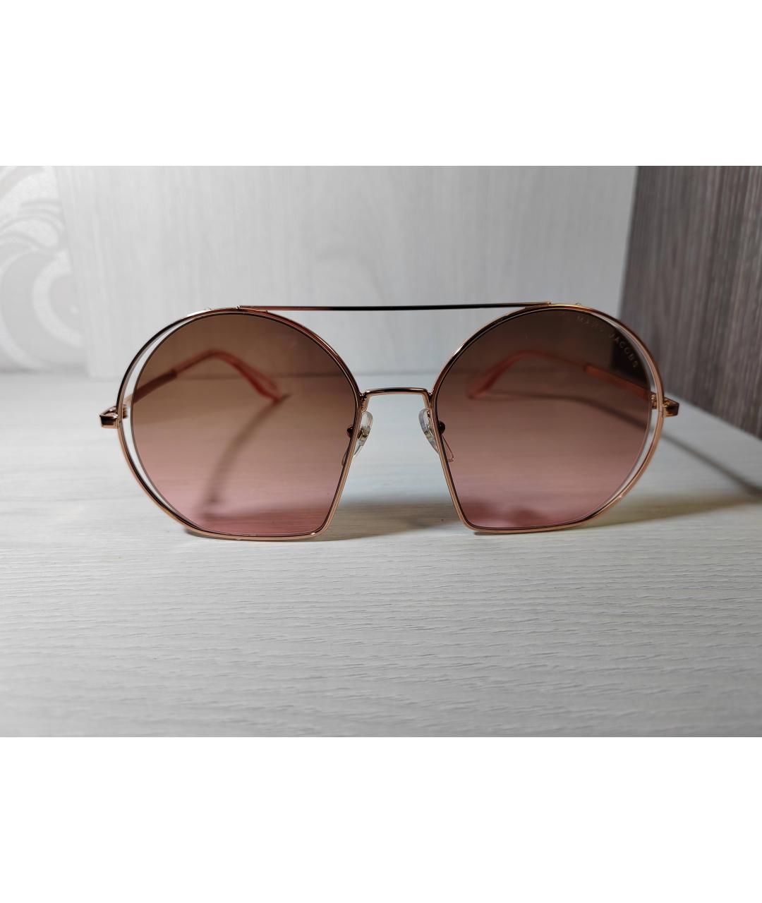 MARC JACOBS Розовые металлические солнцезащитные очки, фото 7