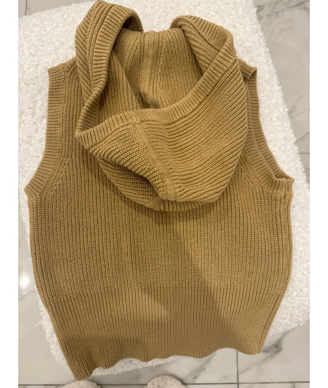 MICHAEL MICHAEL KORS Бежевая хлопковая жилетка, фото 2