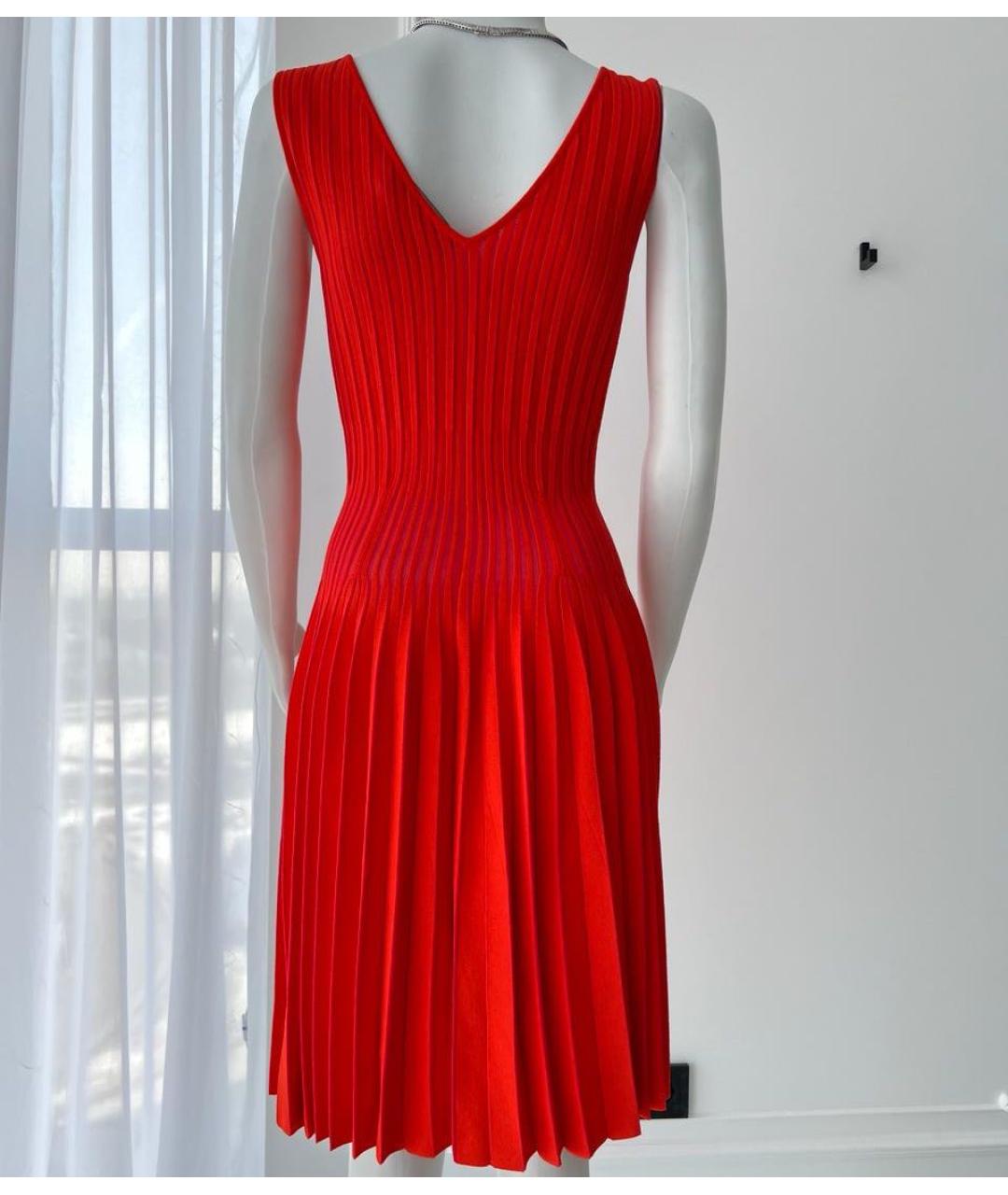ANTONINO VALENTI Красное коктейльное платье, фото 2