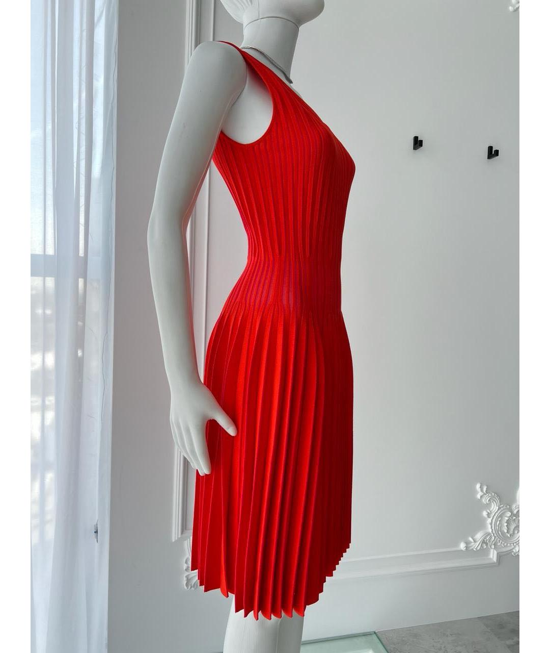 ANTONINO VALENTI Красное коктейльное платье, фото 5