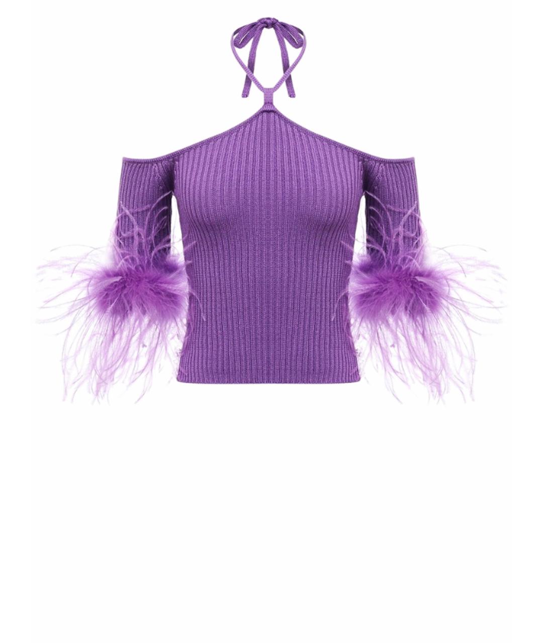 GIUSEPPE DI MORABITO Фиолетовая хлопковая блузы, фото 1