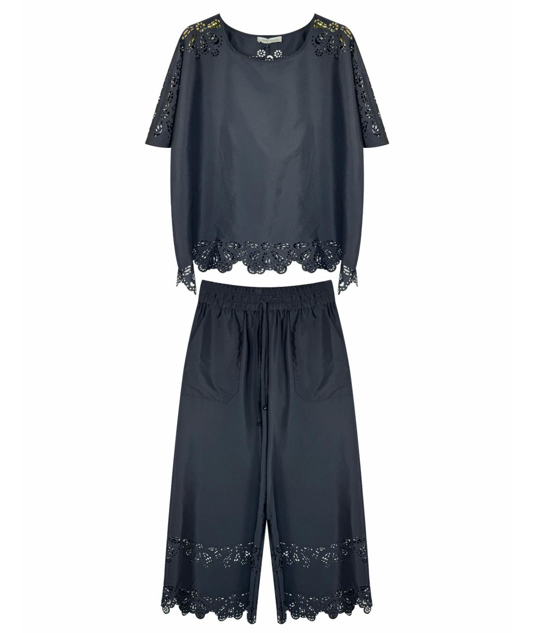 ANGELO MARANI Черный полиэстеровый костюм с брюками, фото 1