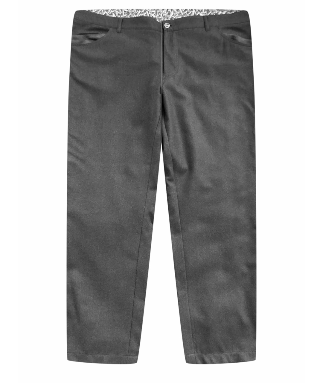 ZILLI Темно-синие повседневные брюки, фото 1