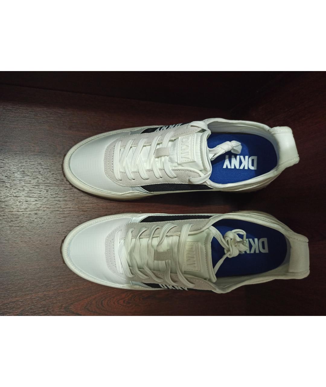 DKNY Белые низкие кроссовки / кеды, фото 4