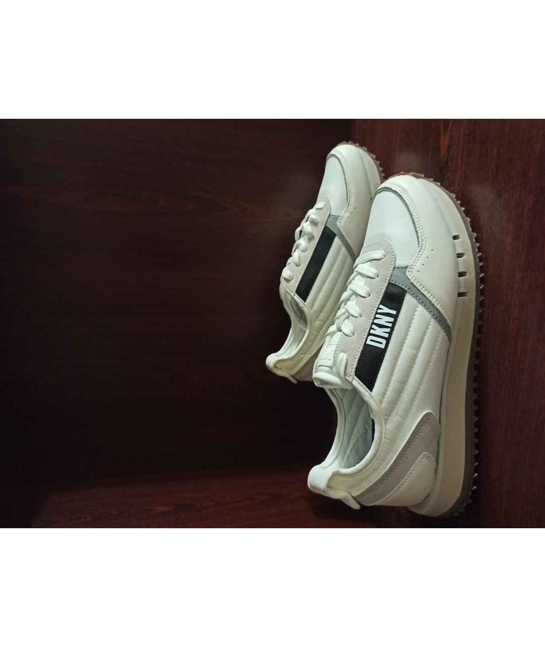 DKNY Белые низкие кроссовки / кеды, фото 8
