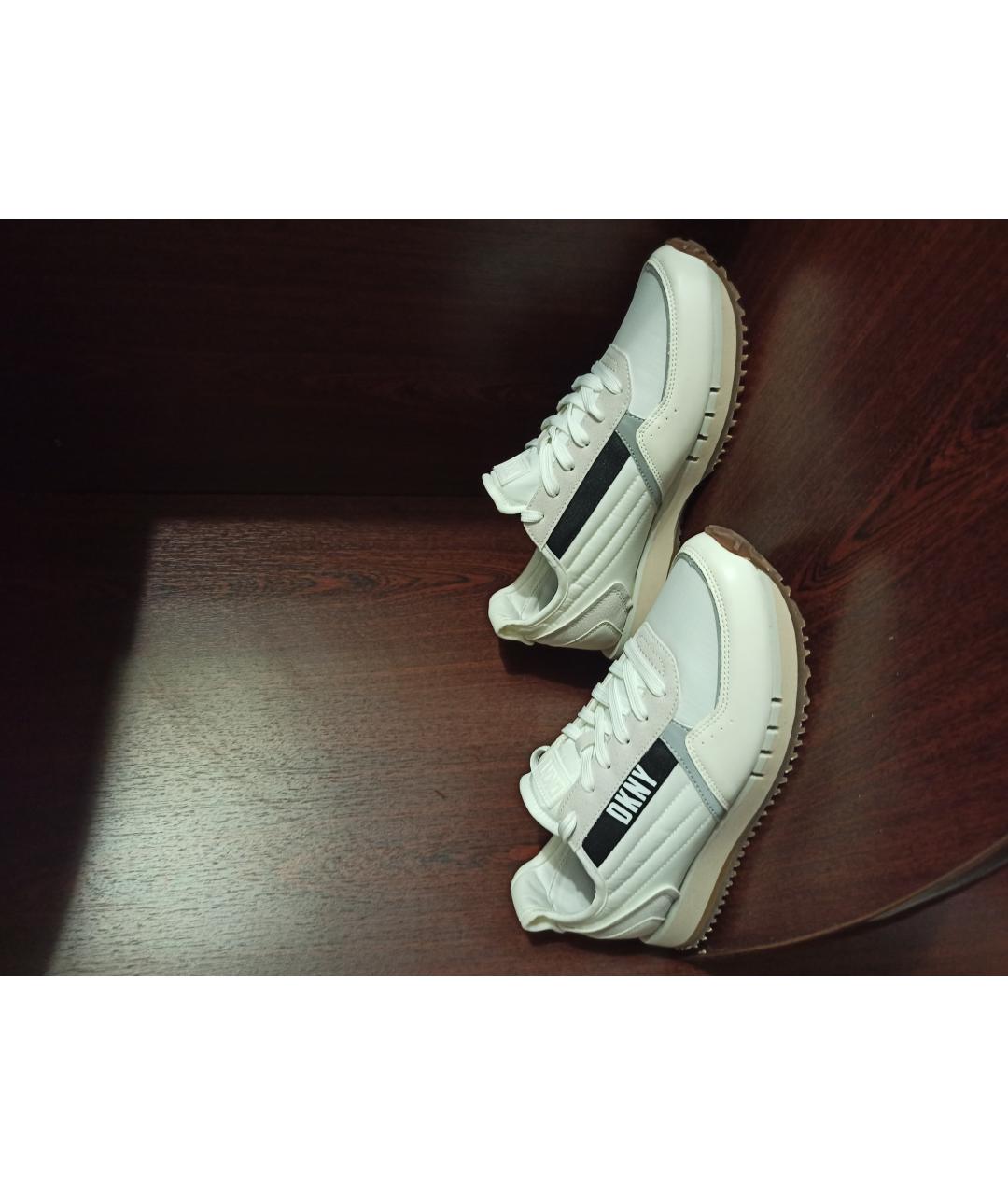 DKNY Белые низкие кроссовки / кеды, фото 7