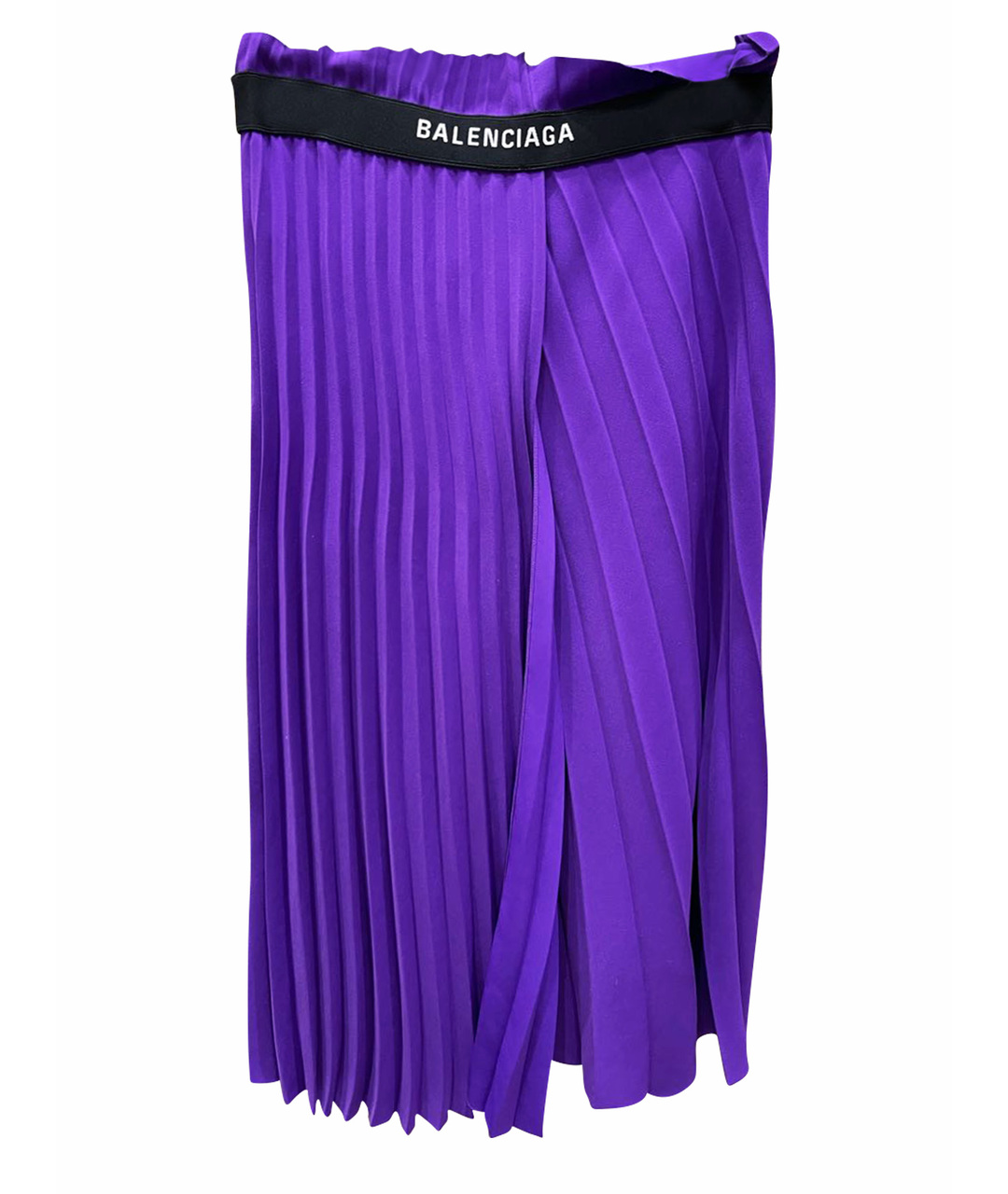 BALENCIAGA Фиолетовая полиэстеровая юбка миди, фото 1