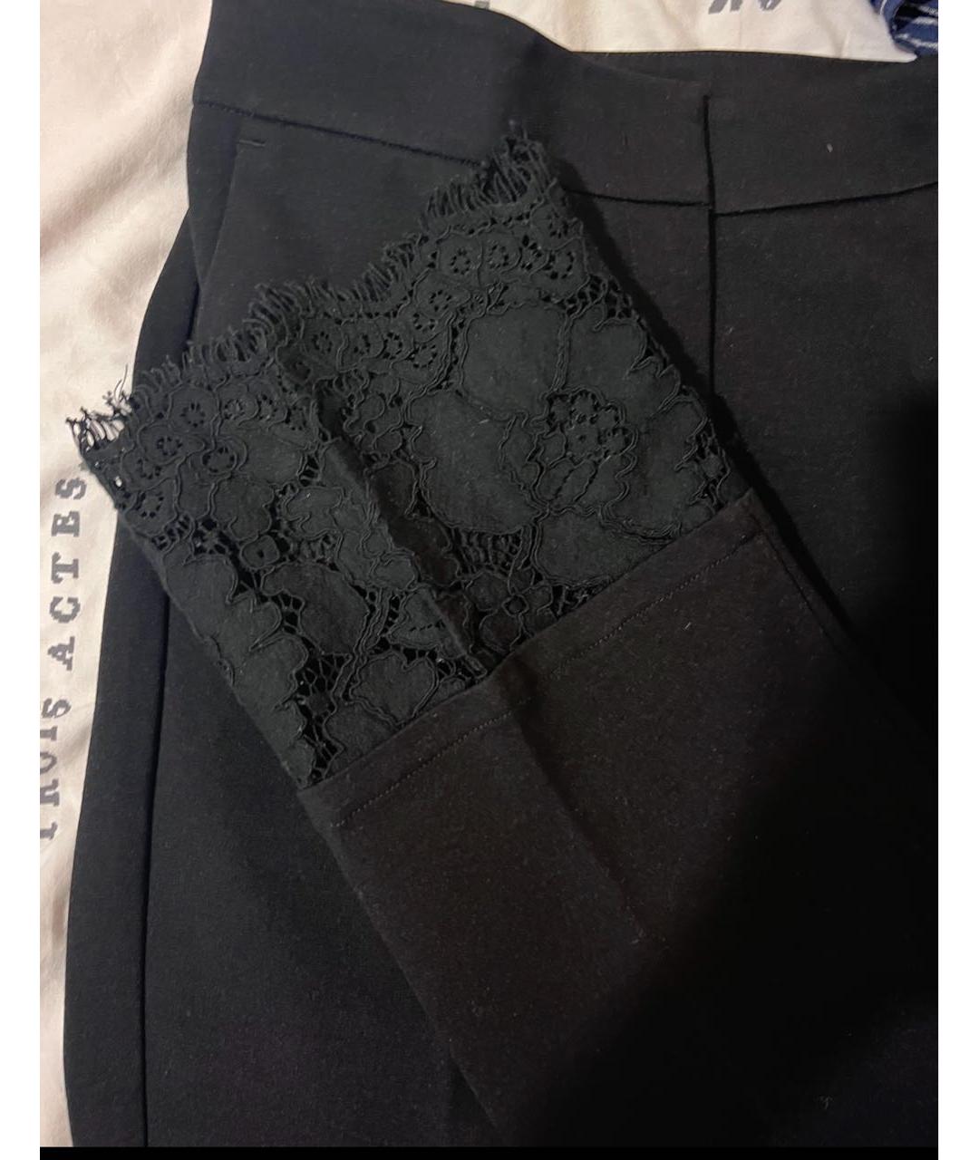 TWIN-SET Черные прямые брюки, фото 3