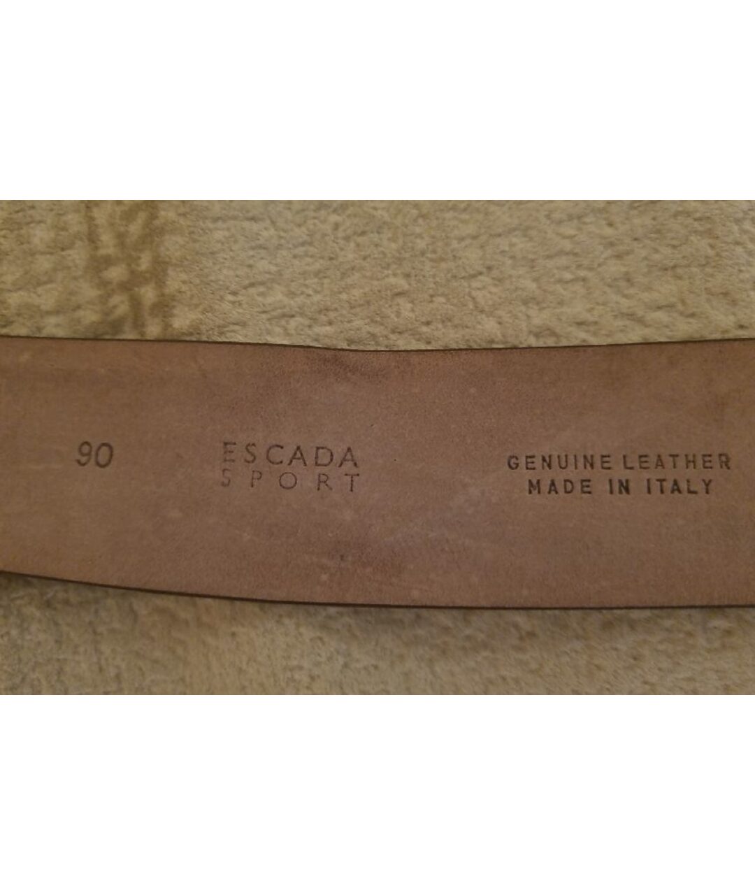 ESCADA Коричневый кожаный ремень, фото 3