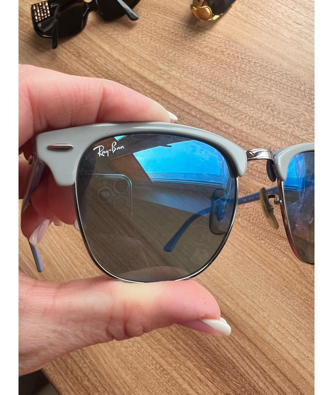 RAY BAN Голубые солнцезащитные очки, фото 2