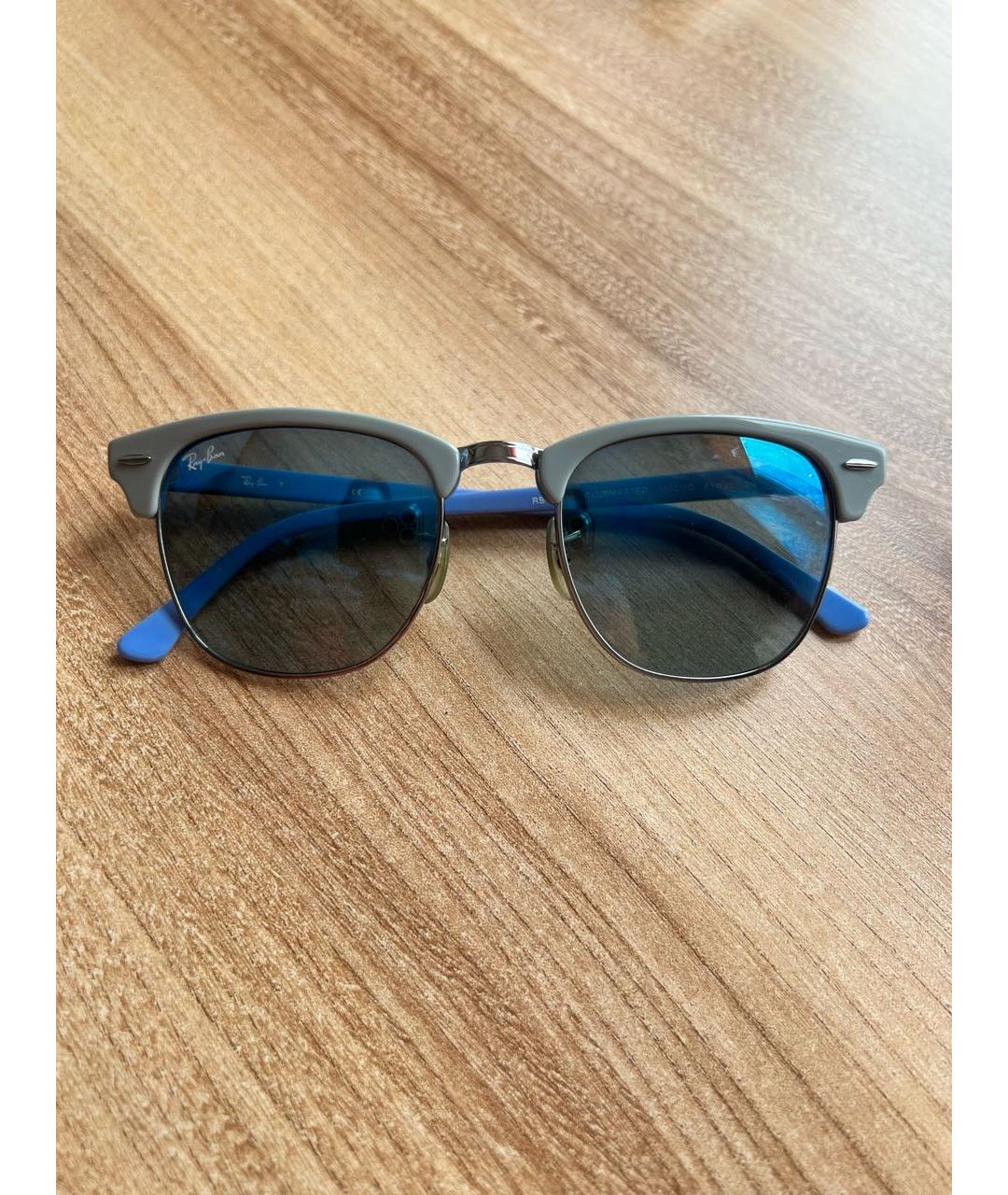 RAY BAN Голубые солнцезащитные очки, фото 4
