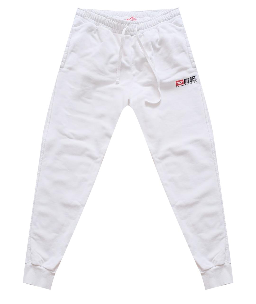 DIESEL Белые хлопковые повседневные брюки, фото 1