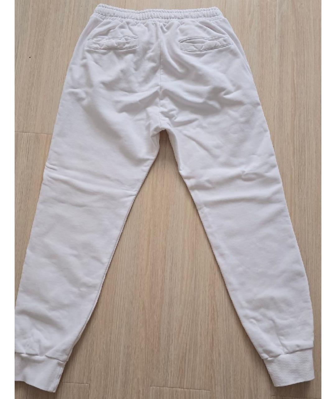 DIESEL Белые хлопковые повседневные брюки, фото 2