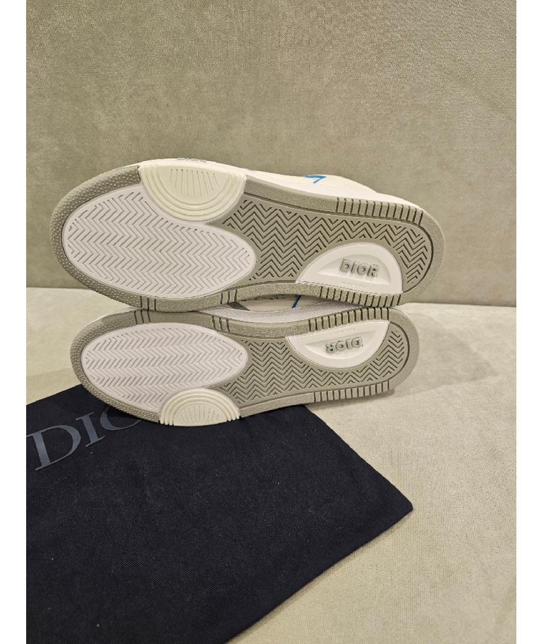 CHRISTIAN DIOR Белые кожаные кеды, фото 3