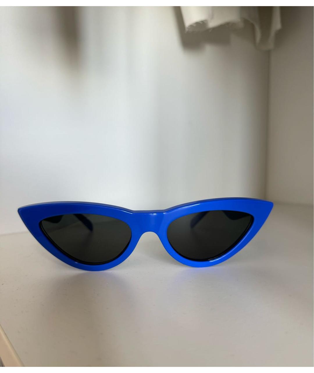 CELINE PRE-OWNED Синие пластиковые солнцезащитные очки, фото 9